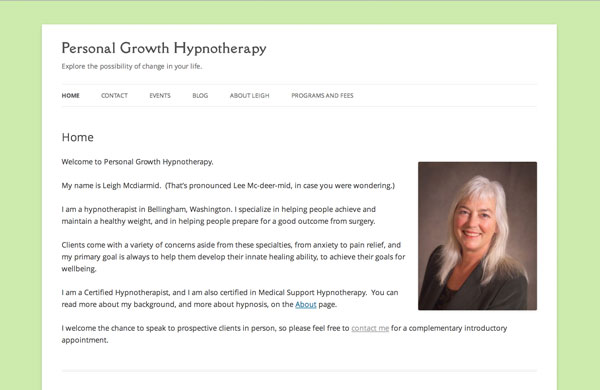 Personal Grown Hypnotherapy
